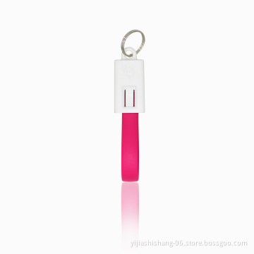 Yijiashishang Micro Keychain USB Cable Data Cord for Mobile Phone
